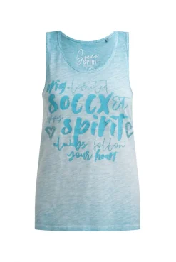 Top mit Glitter Print ocean flash