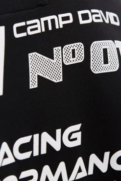 Trainingsjacke aus Interlock mit Rubber Prints black