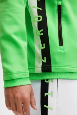Trainingsjacke aus Interlock mit Logo Artworks tech green | 4XL