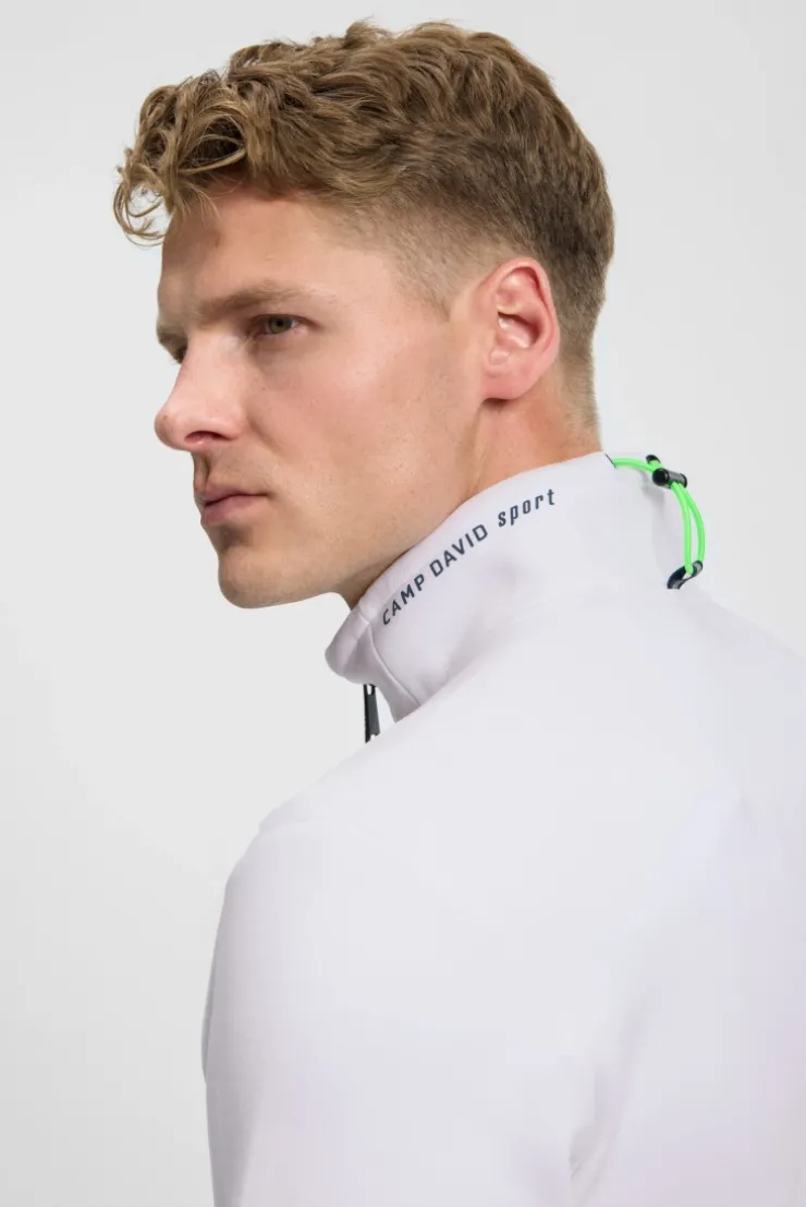 Trainingsjacke aus Interlock mit Logo Artworks white