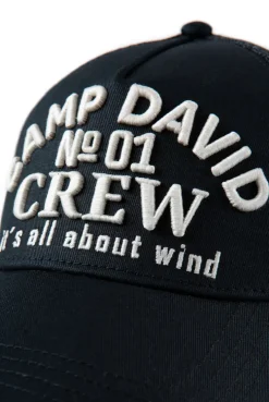 Trucker Cap mit 3D-Logo-Stickerei blue navy