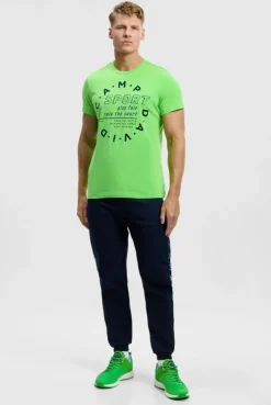 T-Shirt mit Logo Artwork tech green