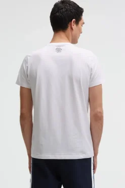 T-Shirt mit Logo Artwork white