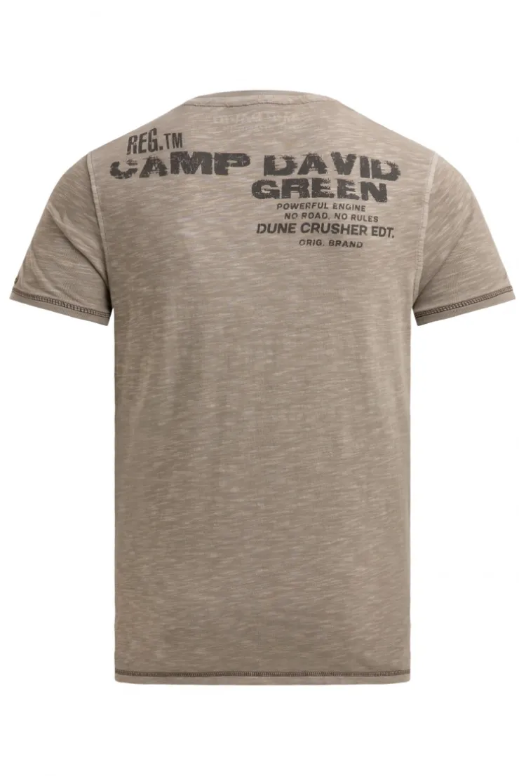 T-Shirt mit Tapes und Rücken-Print rock ridge