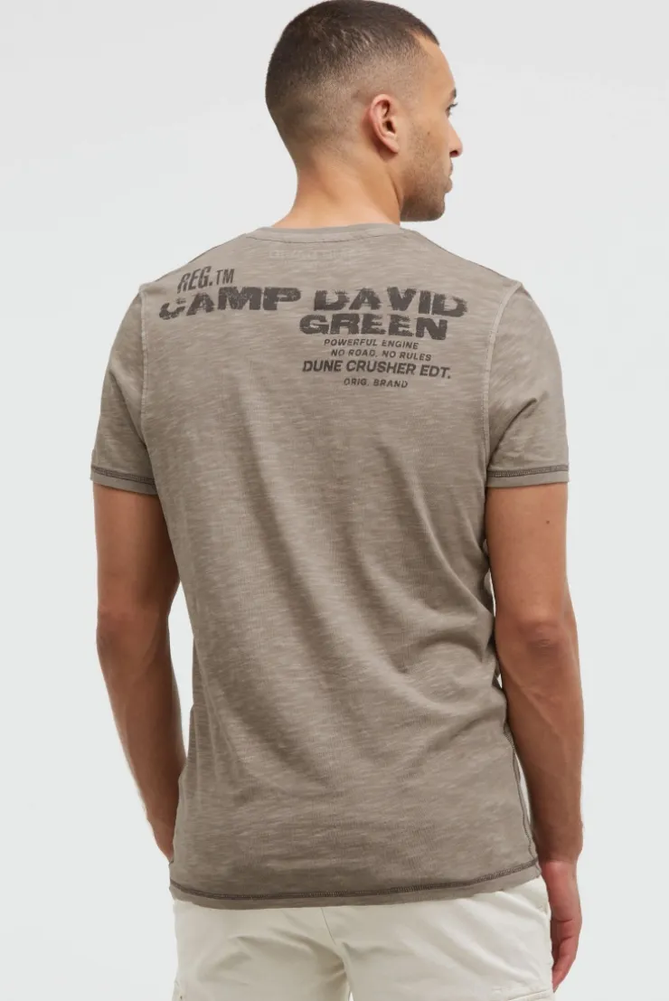 T-Shirt mit Tapes und Rücken-Print rock ridge