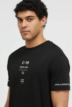 T-Shirt Relaxed Fit mit Artworks black