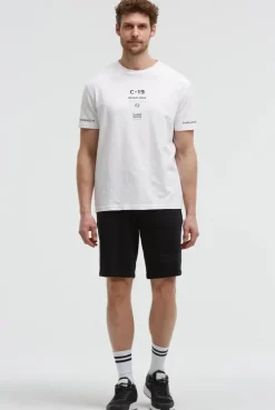 T-Shirt Relaxed Fit mit Artworks opticwhite