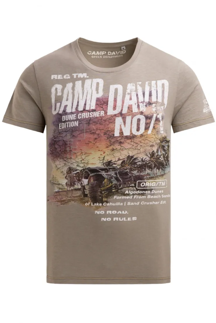 T-Shirt Rundhals mit Photoprint rock ridge