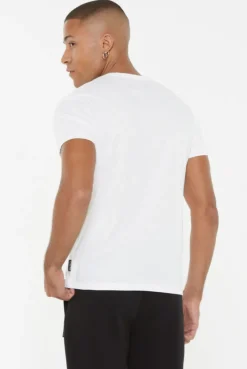 T-Shirt V-Neck, 2er-Pack opticwhite / opticwhite | XS