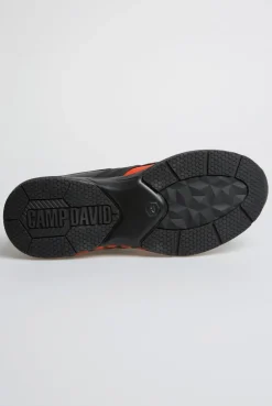 Urban Running Sneaker mit Logo Design neon orange | 44