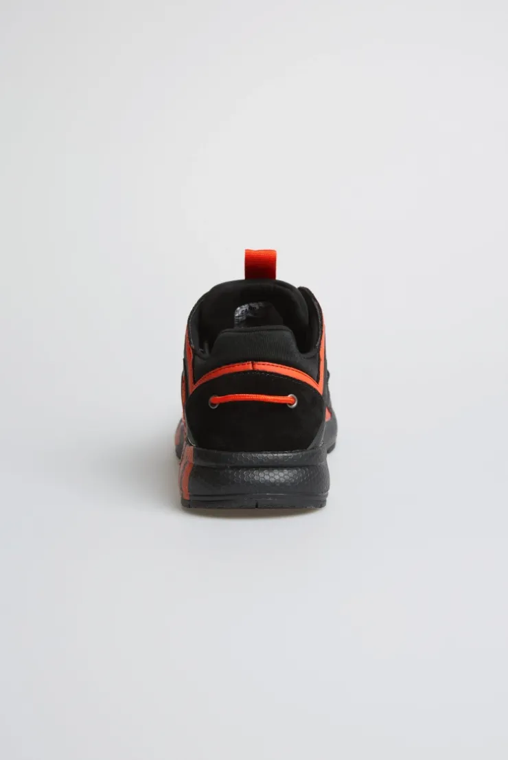 Urban Running Sneaker mit Logo Design neon orange | 44