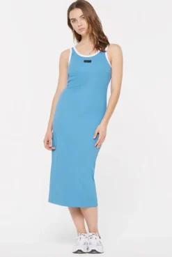 VI-KA Rib Dress electro blue