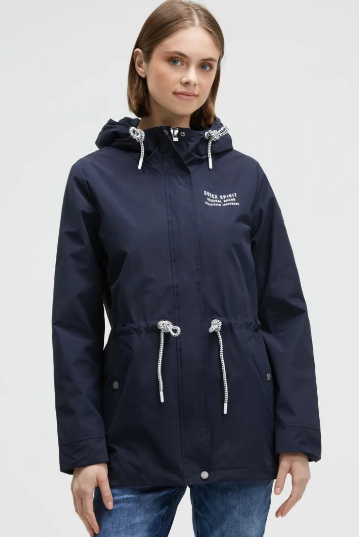 Wind- und Wetterjacke mit Kapuze blue navy