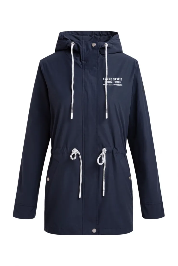 Wind- und Wetterjacke mit Kapuze blue navy