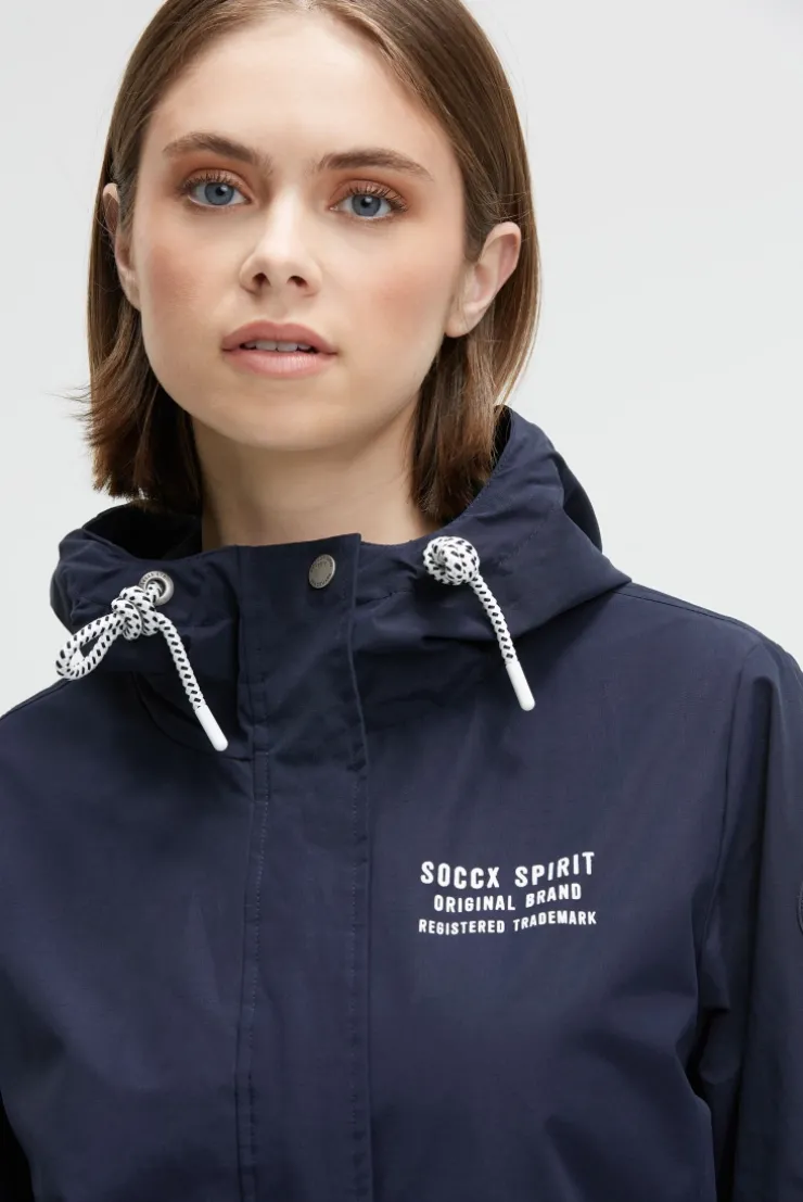 Wind- und Wetterjacke mit Kapuze blue navy