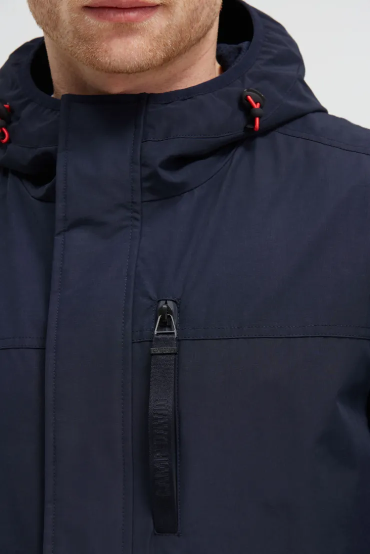 Wind- und Wetterjacke mit Kapuze blue navy