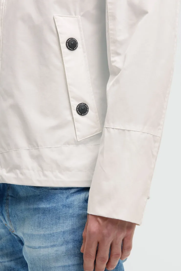 Wind- und Wetterjacke mit Kapuze ivory