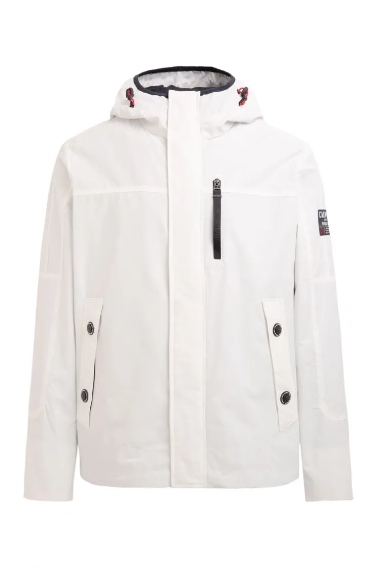 Wind- und Wetterjacke mit Kapuze ivory